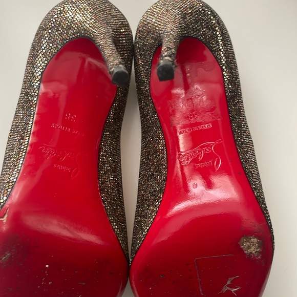 🔥 Christian Louboutin - Decollete Glitter 38 8 - Picture 6 of 8